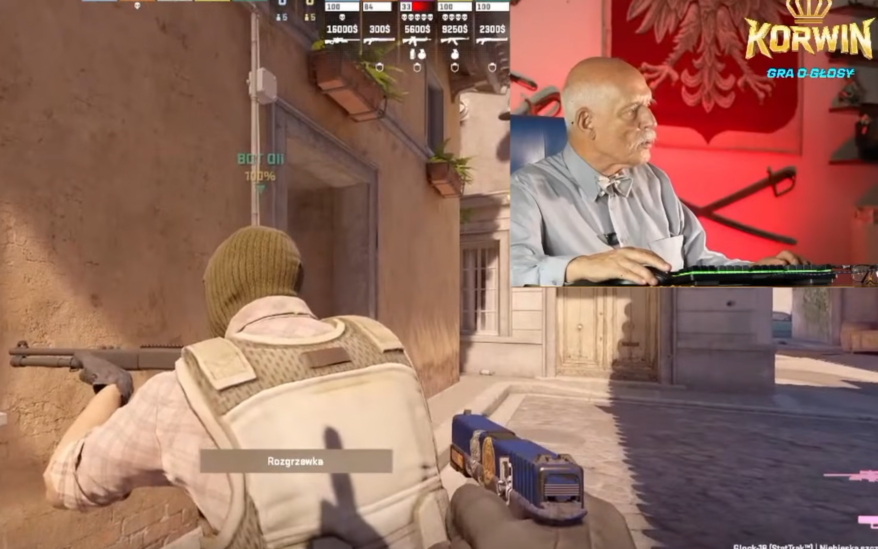 Janusz Korwin-Mikke nie zostanie zawodowym graczem. Katastrofa podczas audycji z Counter-Strike 2