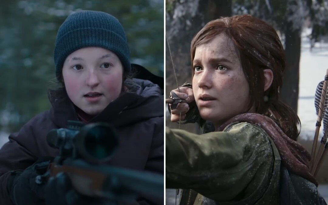 The Last of Us HBO vs. The Last of Us Naughty Dog Ellie