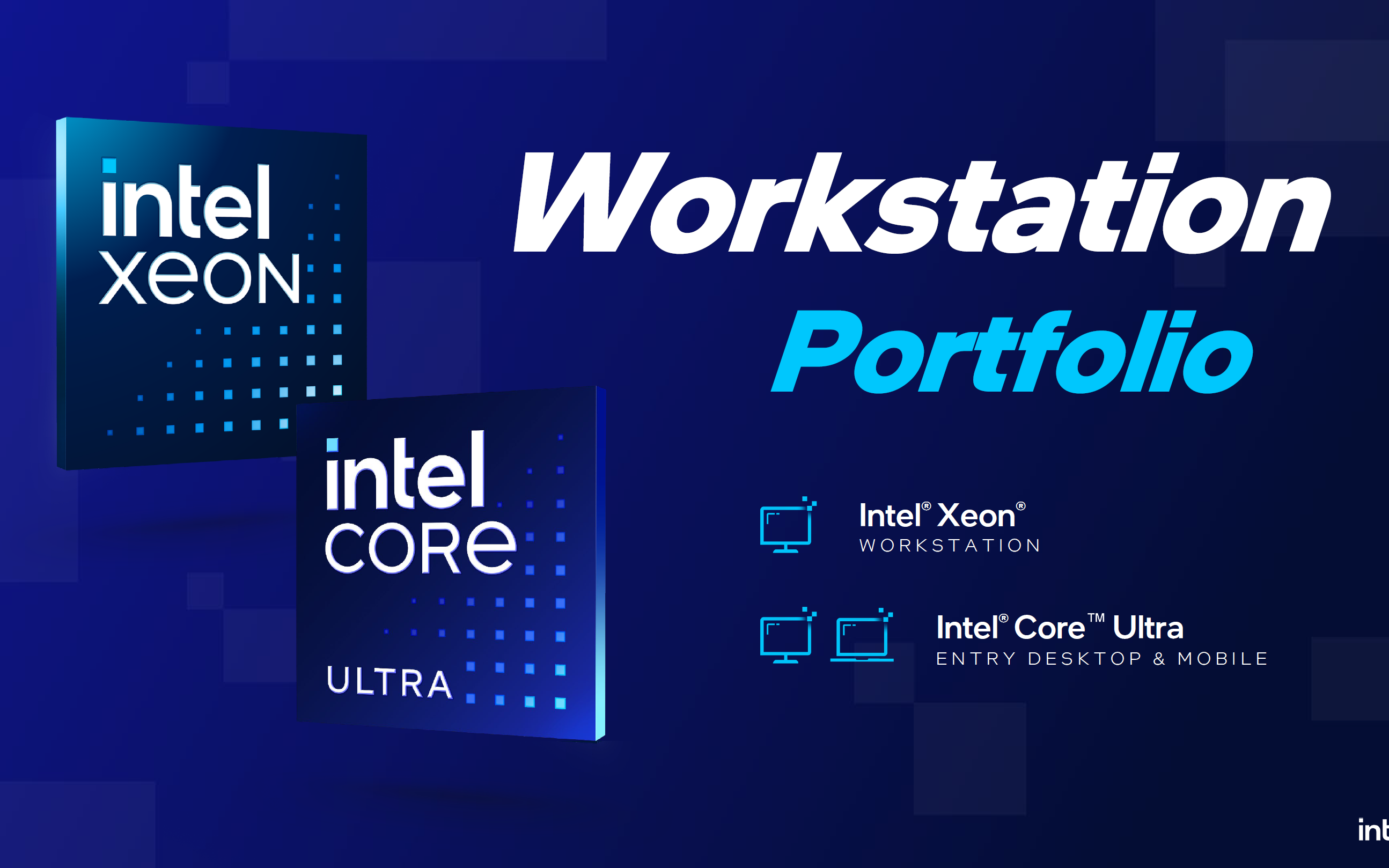 Intel workstation portfolio