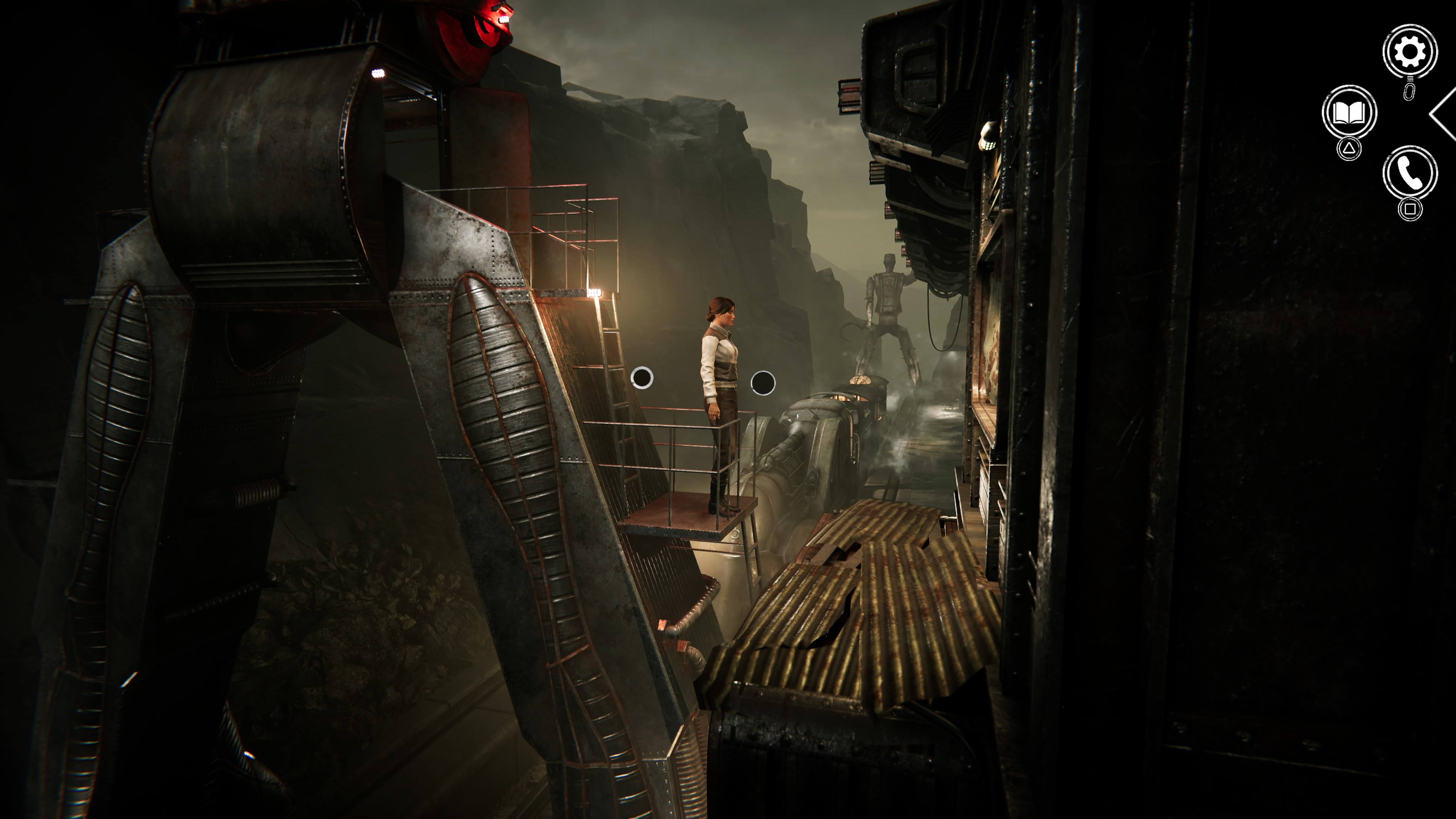 Syberia Remastered - Komkołzgrad: miasto mroku, ręce Oskara, tunel, dyrektor, Helena Romański