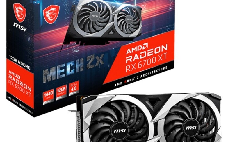 MSI Radeon RX 6750 XT Mech 2X 12GB