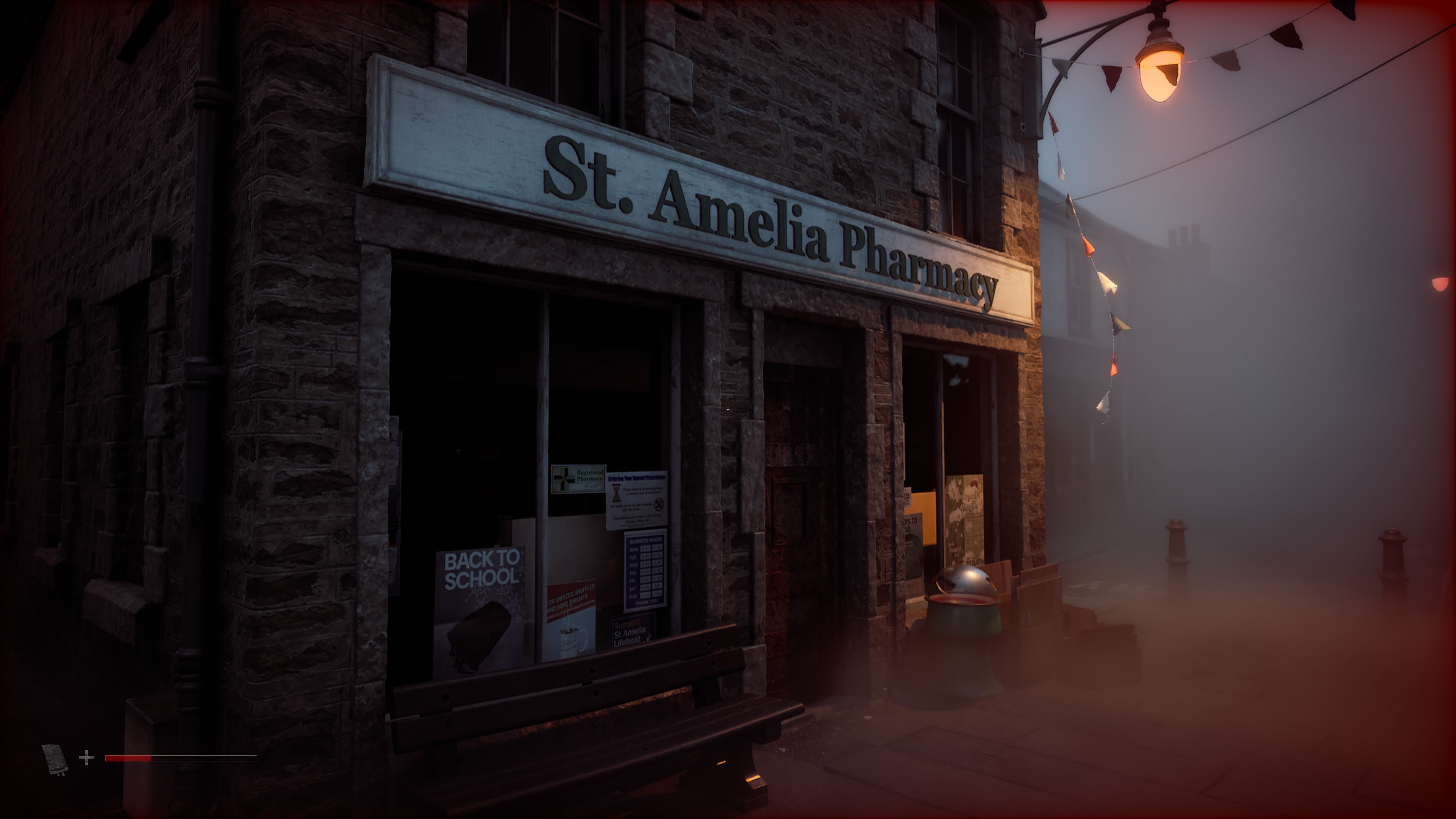 Silent Hill Townfall - Część 1 - Przybycie: kiosk, karta zasilająca, klinika Shorefront, apteka, VHF, dom Jess