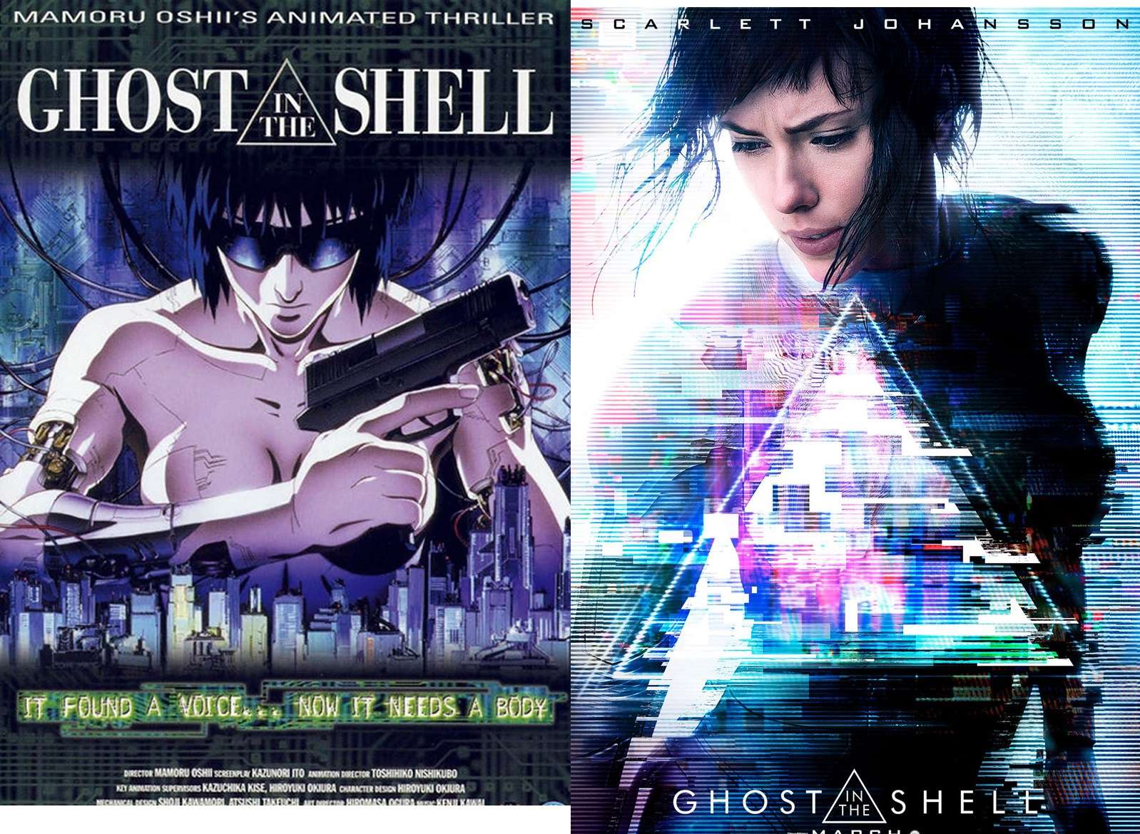 Ghost in the Shell (1995) vs (2017)