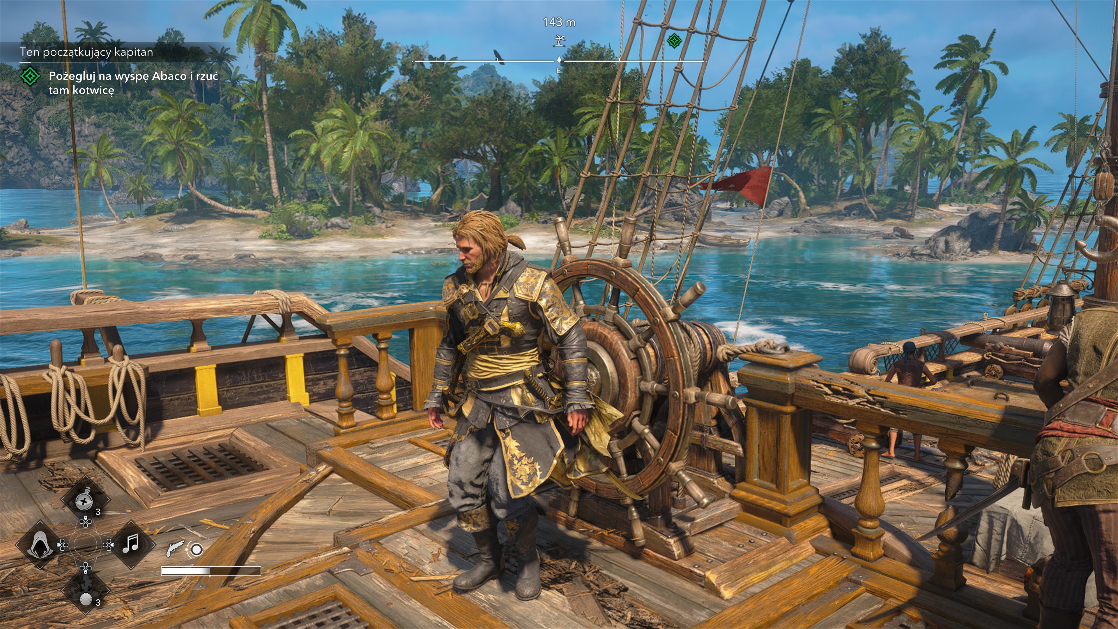Assassin's Creed Black Flag Resynced - Ten początkujący kapitan: Abaco, obóz