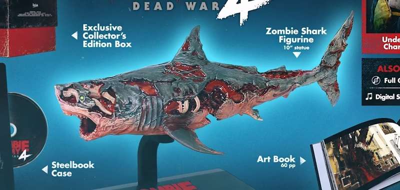 Zombie Army 4: Dead War ma datę premiery. Figurka zombie rekina w kolekcjonerce
