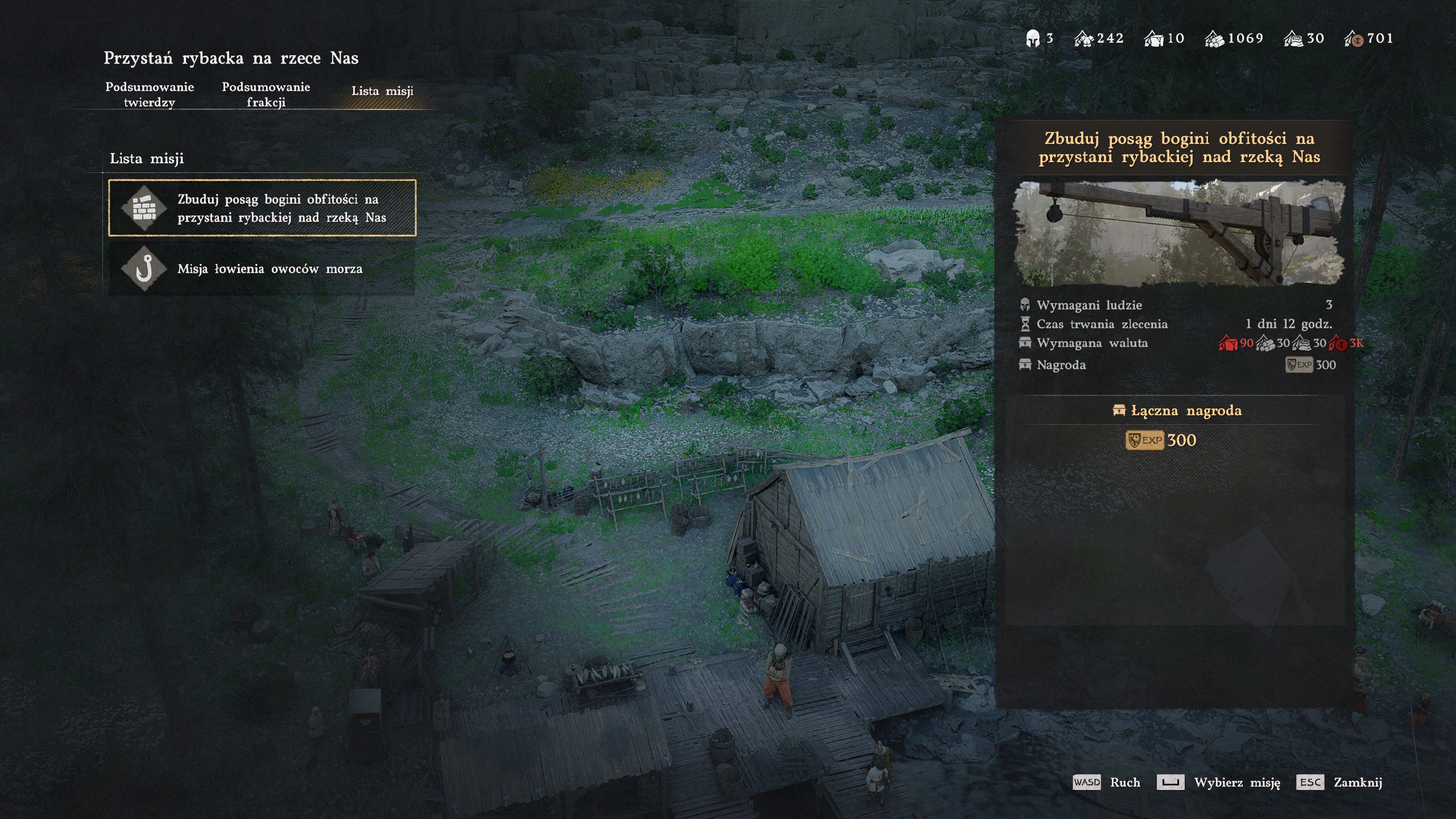 Crimson Desert - Bogini obfitości: rzeka Nas, posąg, przystań rybacka