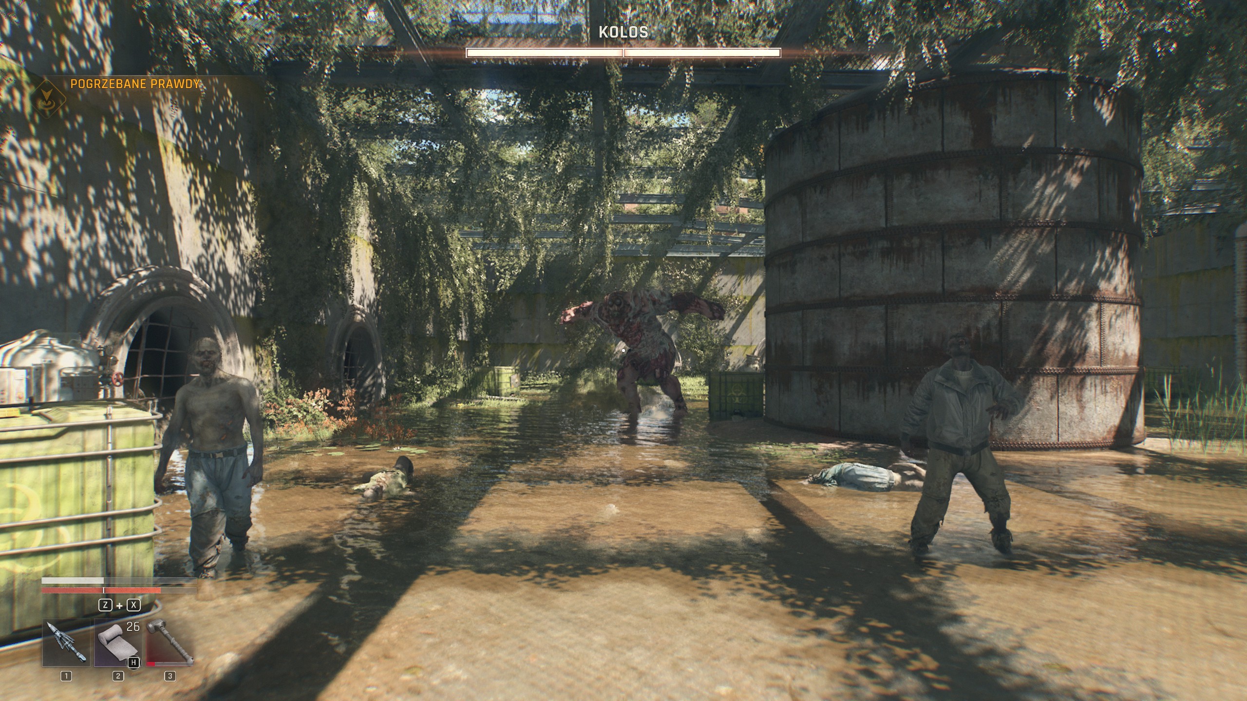 Dying Light The Beast - Pogrzebane prawdy: uzdatnianie wody, Kolos