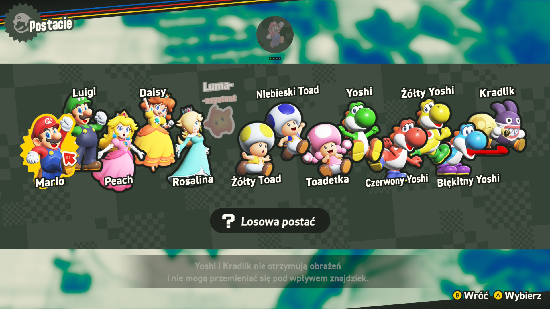 Super Mario Bros. Wonder – Nintendo Switch 2 Edition + Meetup in Bellabel Park - recenzja gry. Bohaterowie