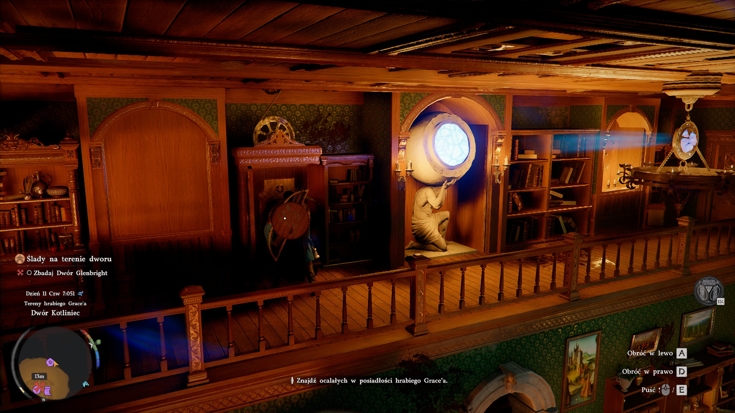 Crimson Desert - Powrót, Ślady na terenie dzwonu: Duane, hrabia Grace, dwór Glenbright