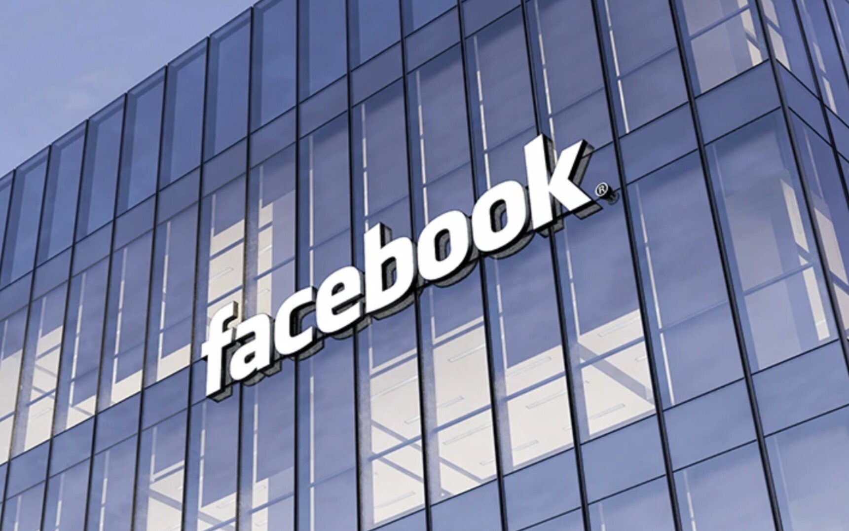 Facebook logo budynek