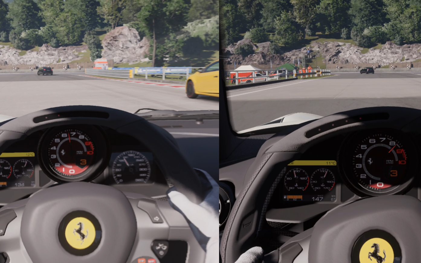 Gran Turismo 7 PS VR2 vs. PS5.