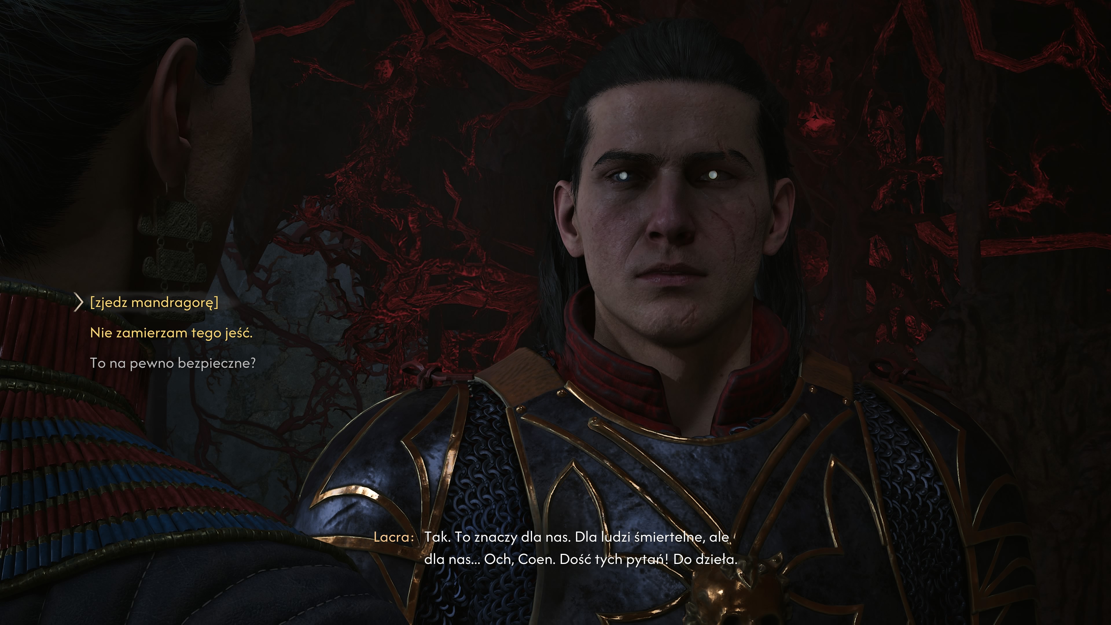 The Blood of Dawnwalker - Lacra: romanse, sceny miłosne, wybory w dialogach
