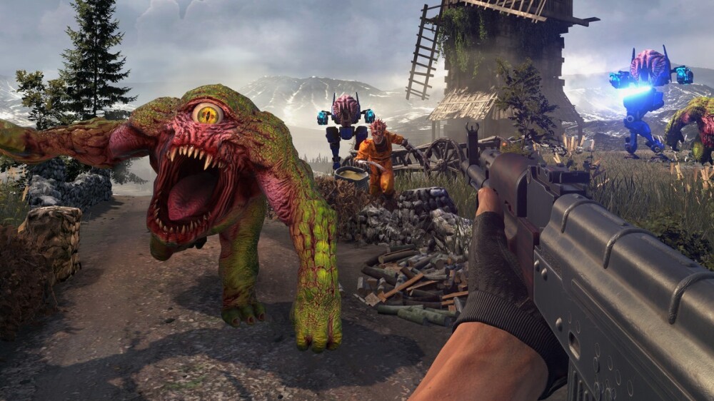 Serious Sam: Siberian Mayhem na pierwszej rozgrywce. Gameplay w 4K i 60 fps