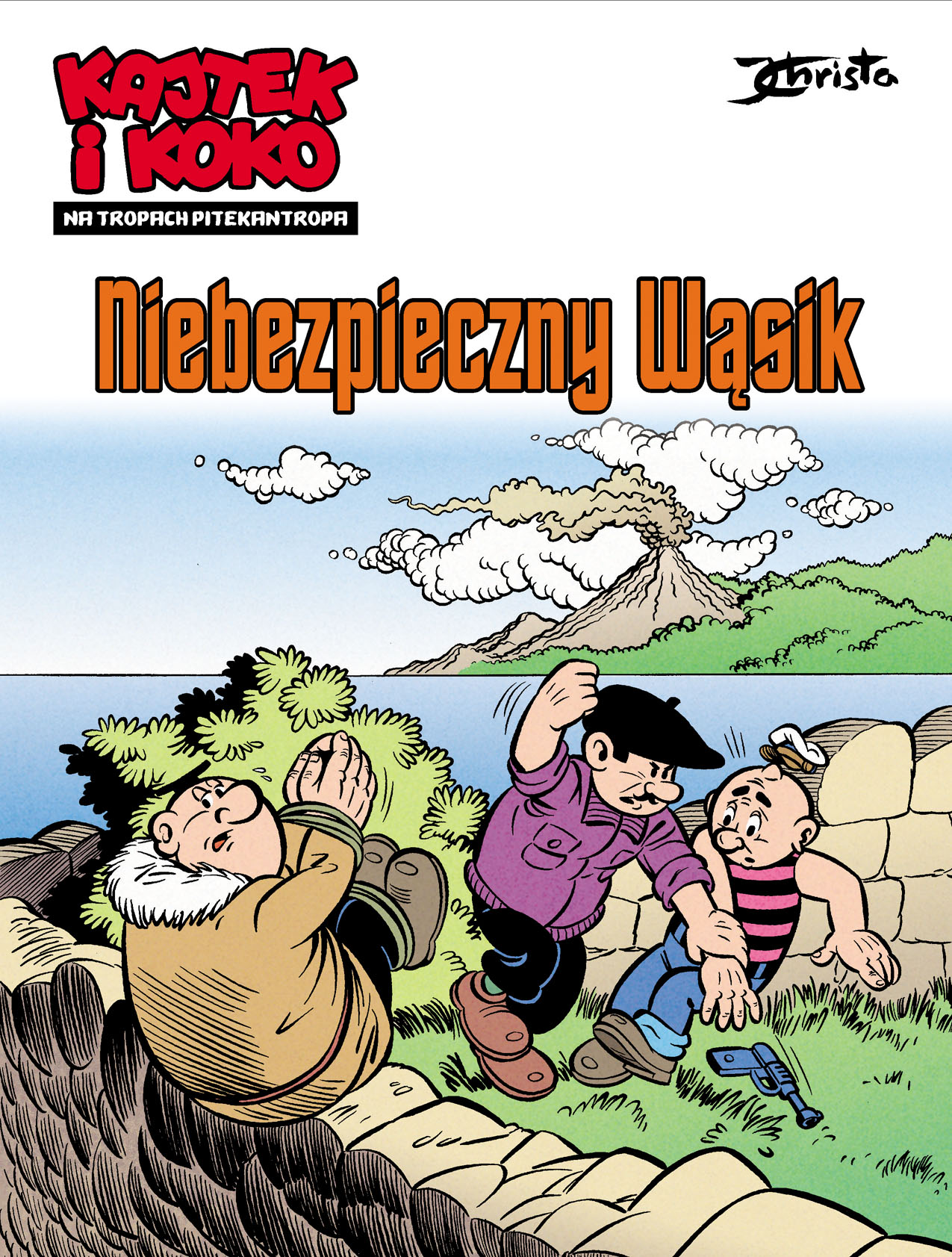 Kajtek i Koko. Na tropach Pitekantropa. Niebezpieczny Wąsik, tom 1