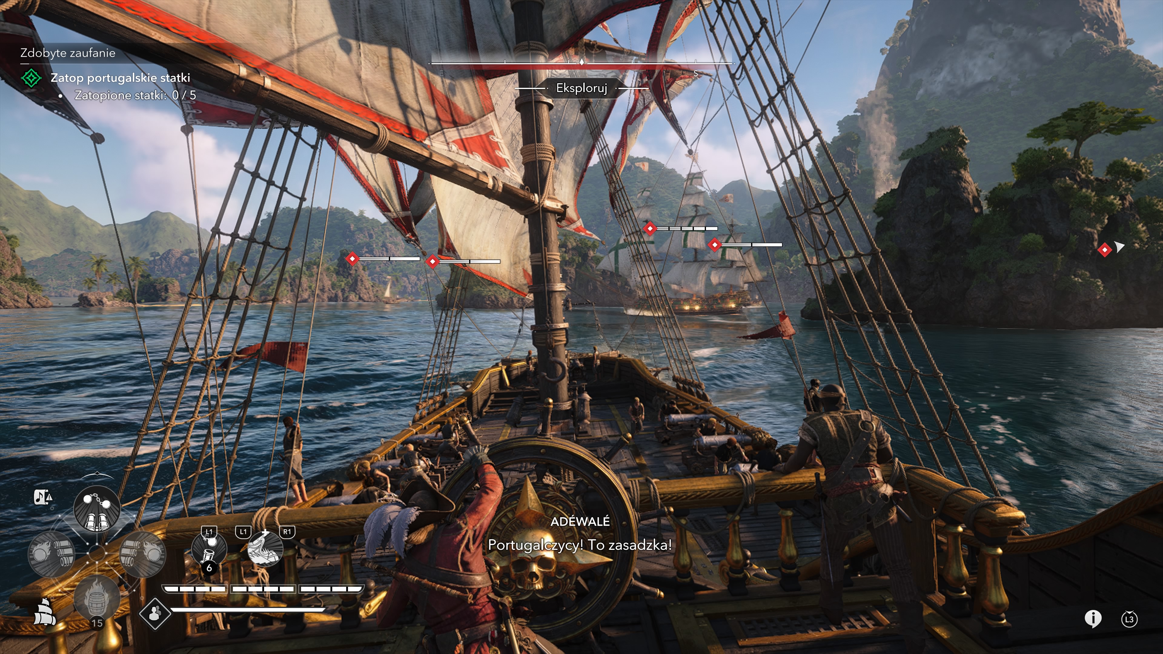 Assassin's Creed Black Flag Resynced - Zdobyte zaufanie: Afryka, Principe, Mędrzec, Burgess, Cockram