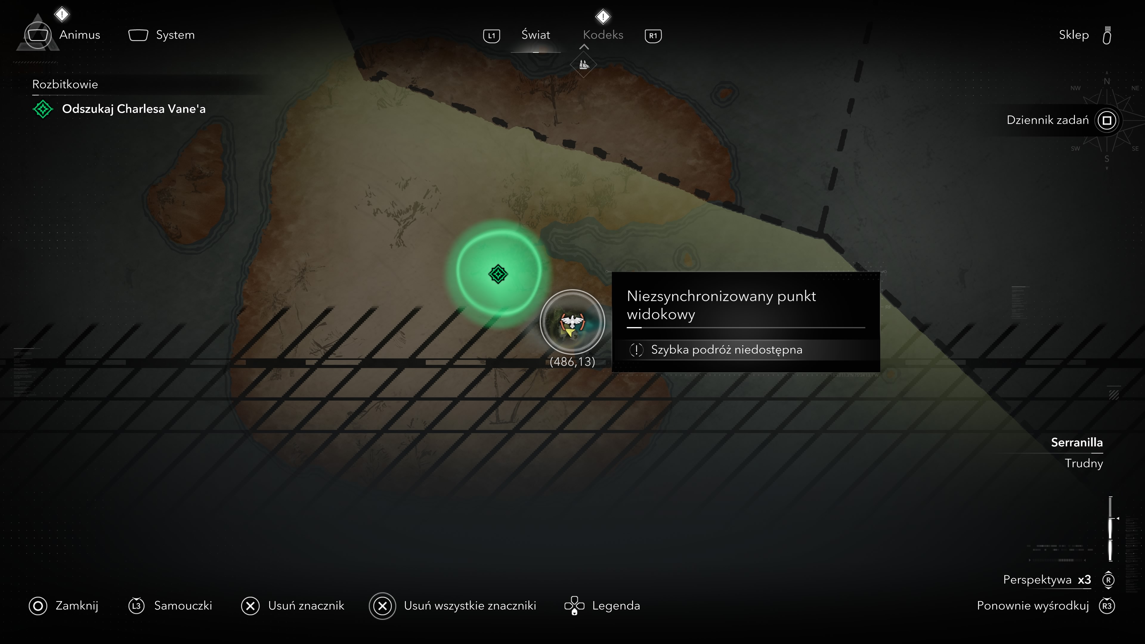 Assassin's Creed Black Flag Resynced - Wieże synchronizacyjne, punkty widokowe na Isla Providencia