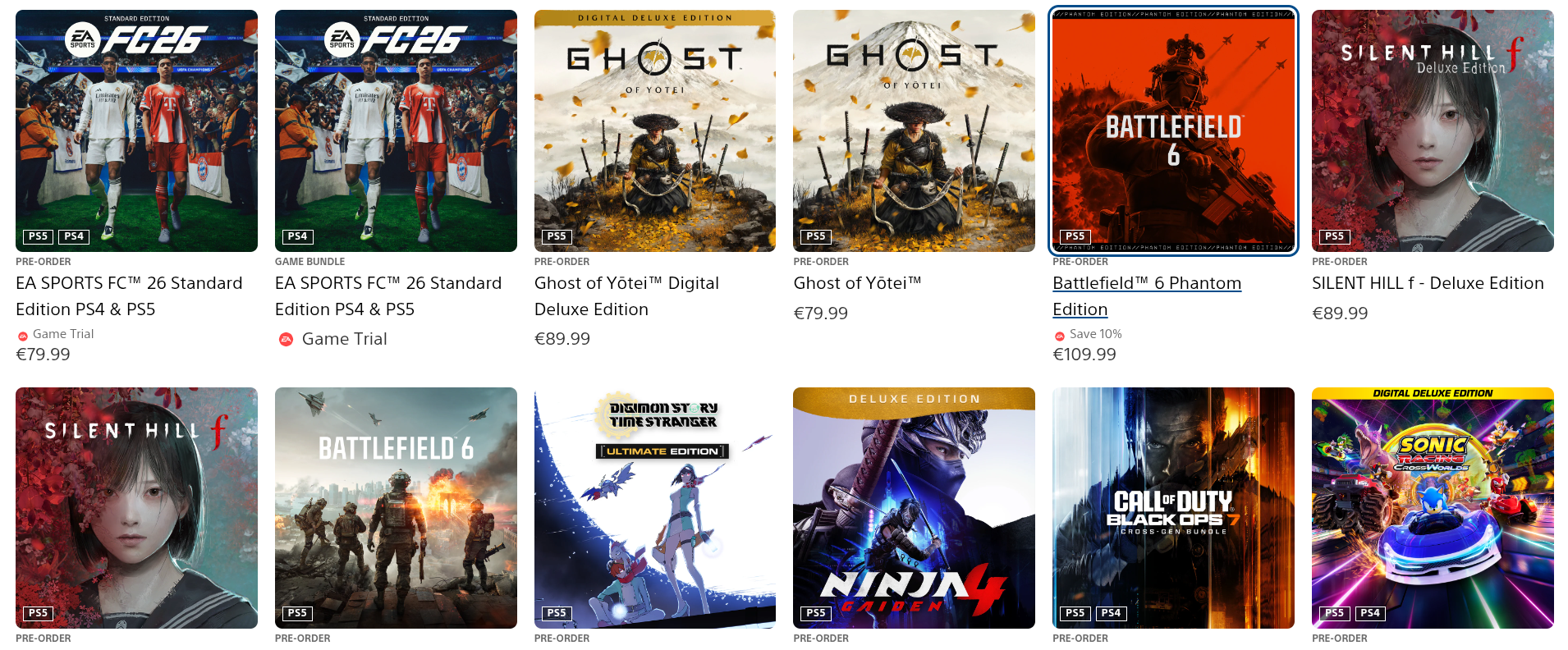 Ghost of Yotei Francja preordery wrzesień 2025