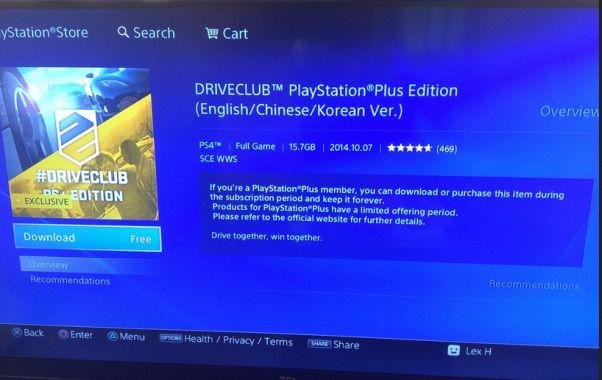 Kiedy subskrybenci PlayStation Plus otrzymają specjalną edycję DriveClub?