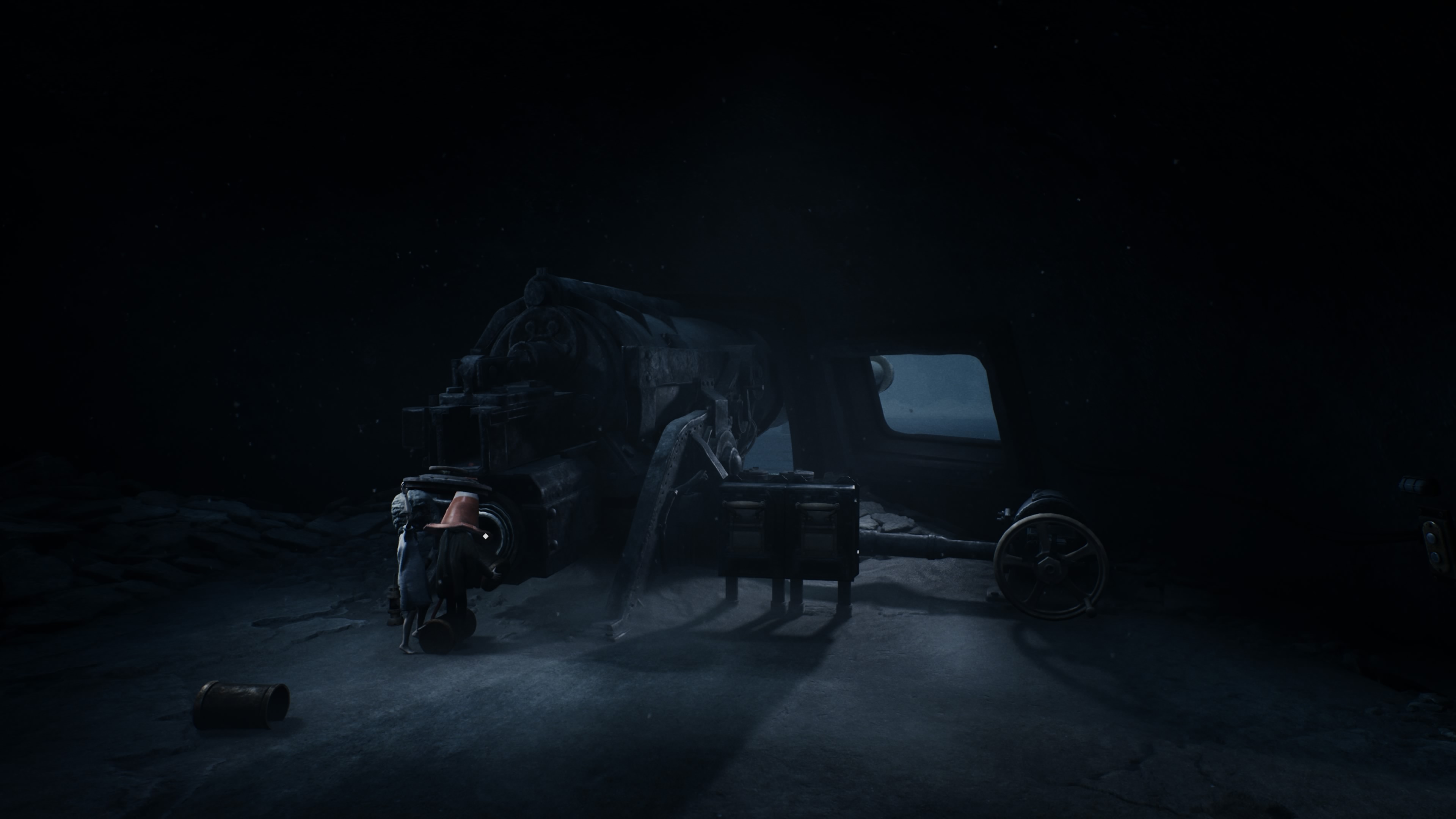 Reanimal - Akt 1: Powodzianie, opis przejścia, znajdźki: mur, jezioro, harpun, hotel, armata, świnie