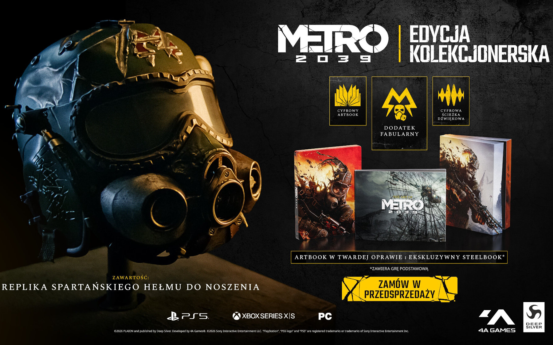 Ruszyły pre-ordery na Metro 2039 na PC/PS5/XSX. 3 edycje, kolekcjonerka za 1,5 tysiąca złotych