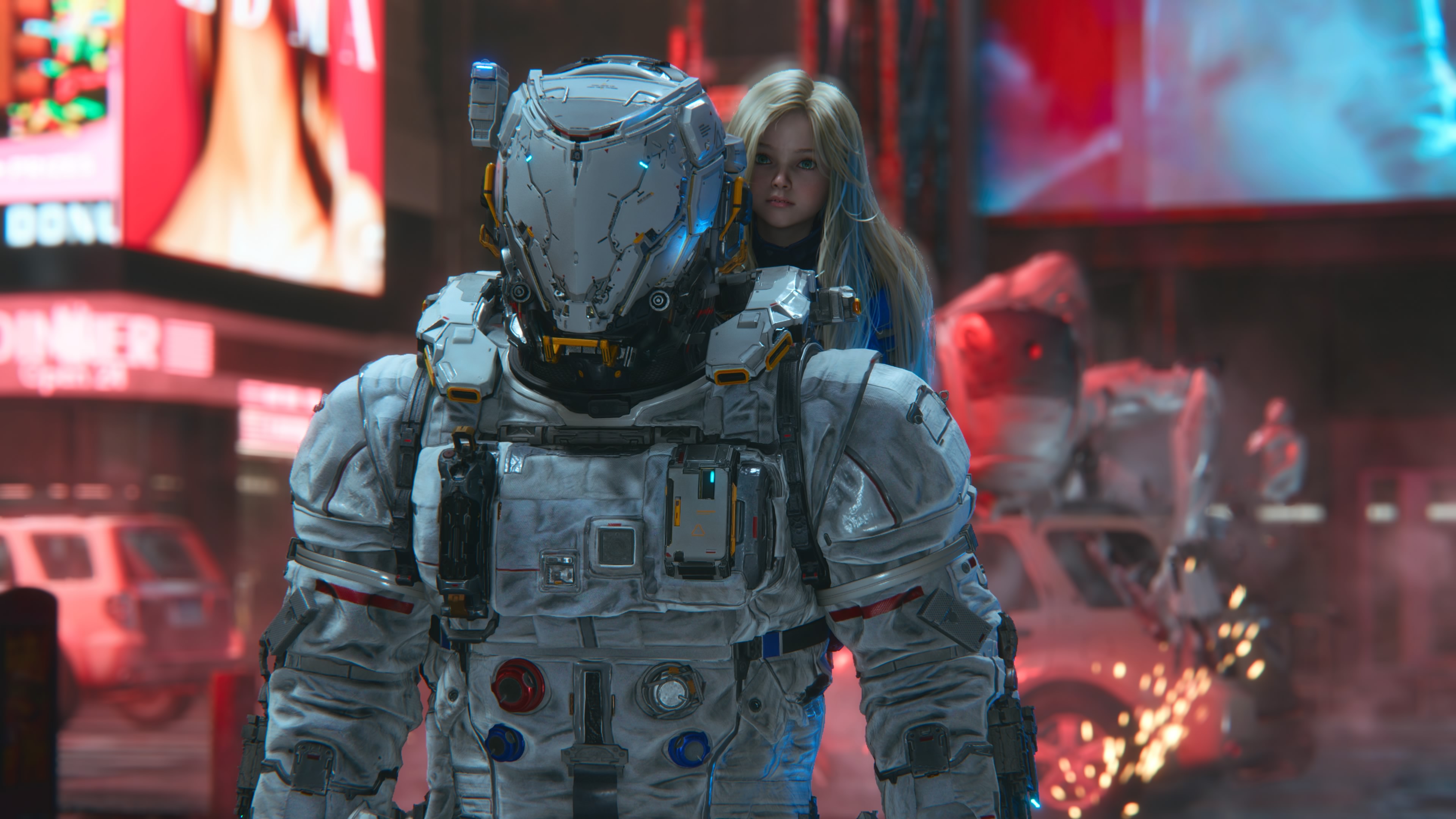 Pragmata - recenzja gry. Bohaterowie razem