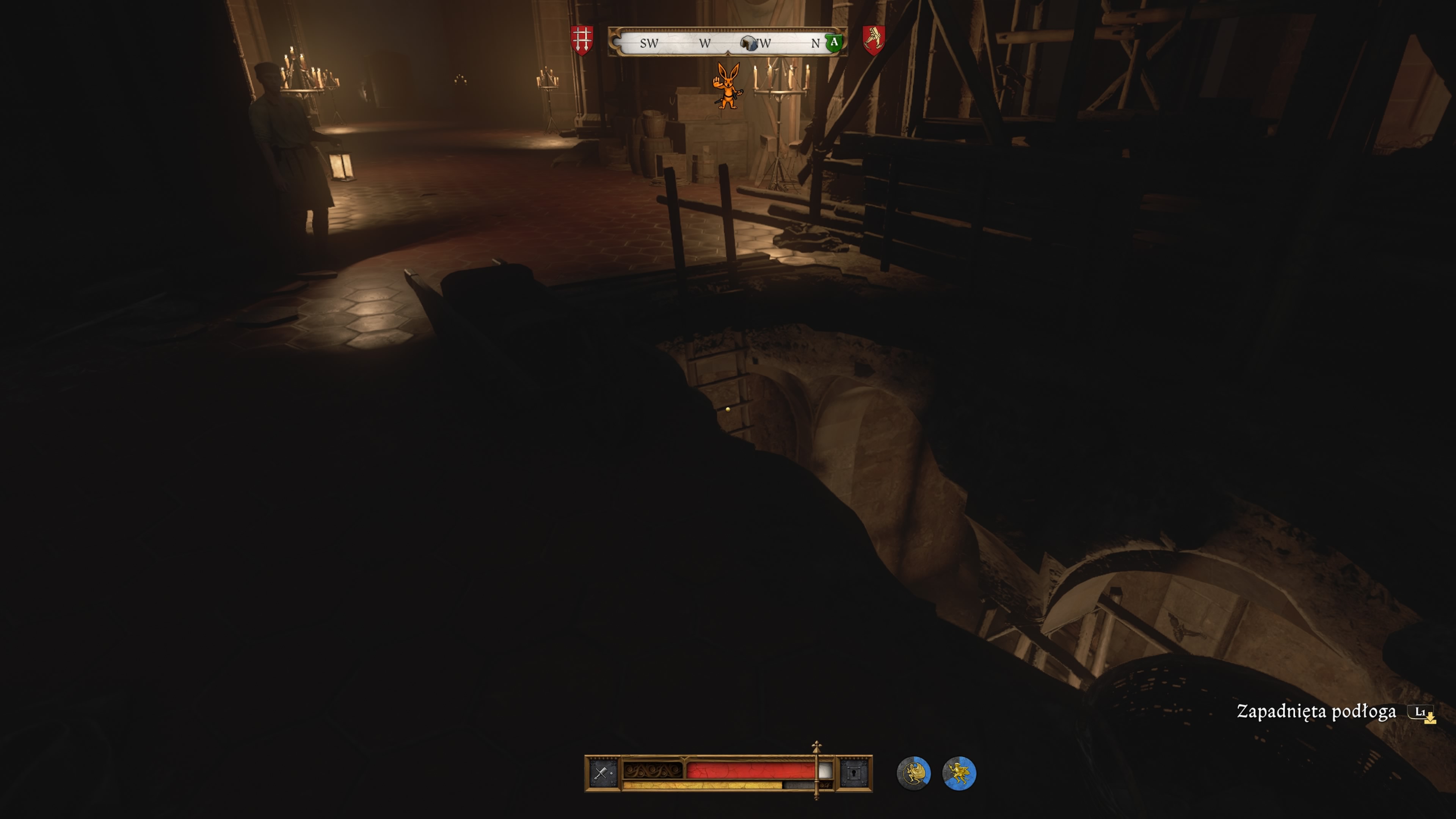 Kingdom Come Deliverance 2 - Niemi świadkowie: robotnicy, kościół, przeszukanie krypty, krzyż, wyjście