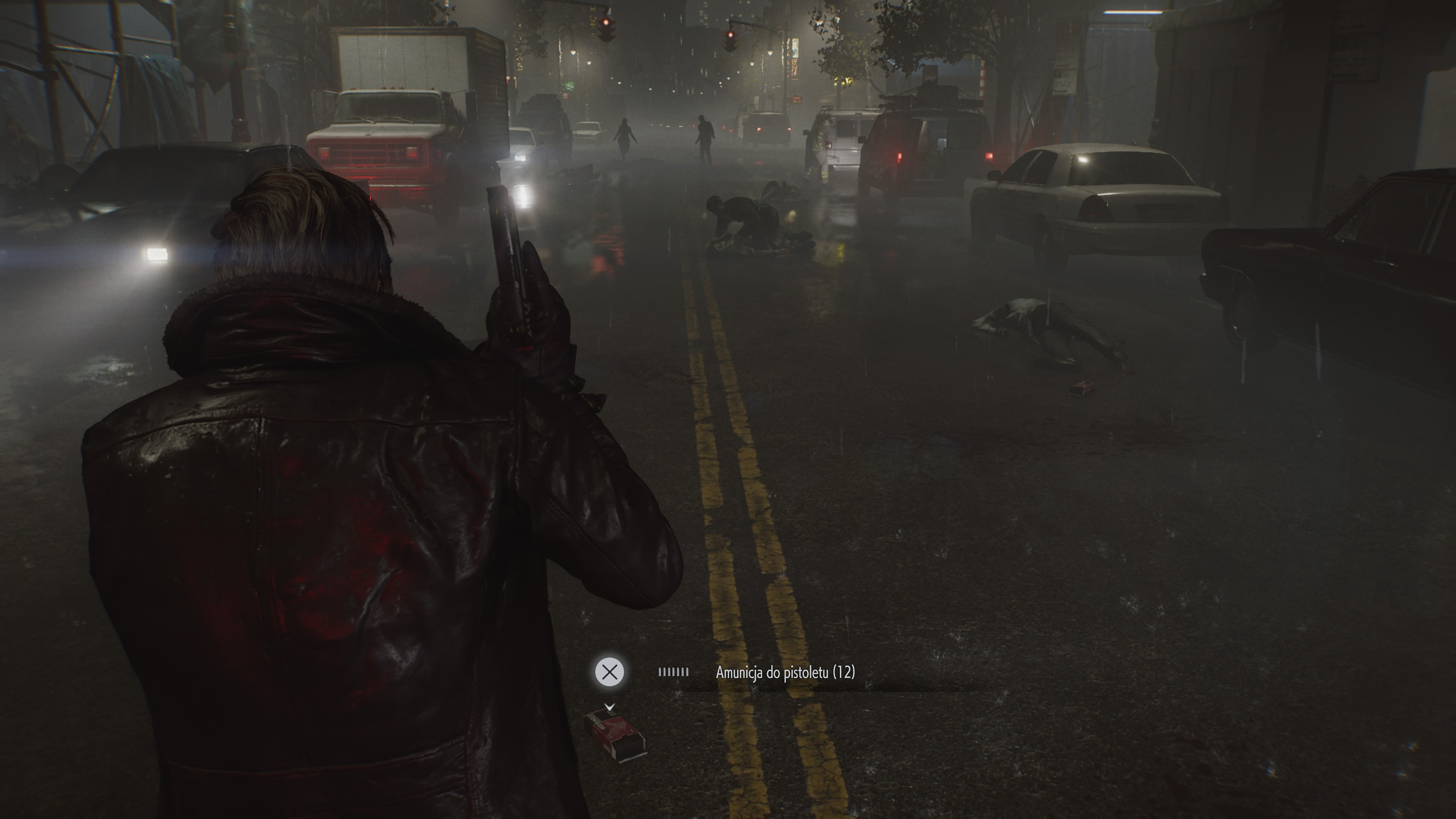 Resident Evil Requiem - Leon: Elbridge, Victor, wirus T, zarażeni, ulice, rewolwer