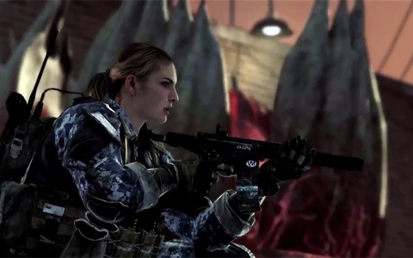Gameplay z trybu Extinction z Call of Duty: Ghosts