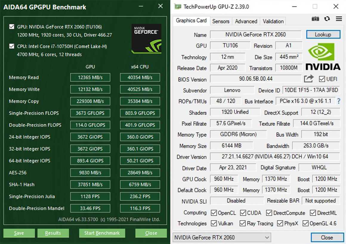 Test laptopa Lenovo Legion 5 z kartą graficzną RTX 2060