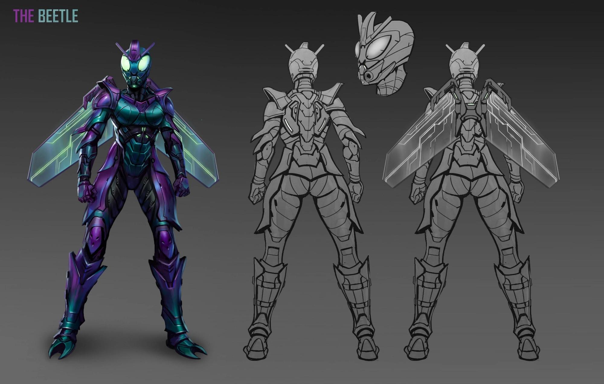 The Beetle Marvel's Spider-Man 2 concept art
