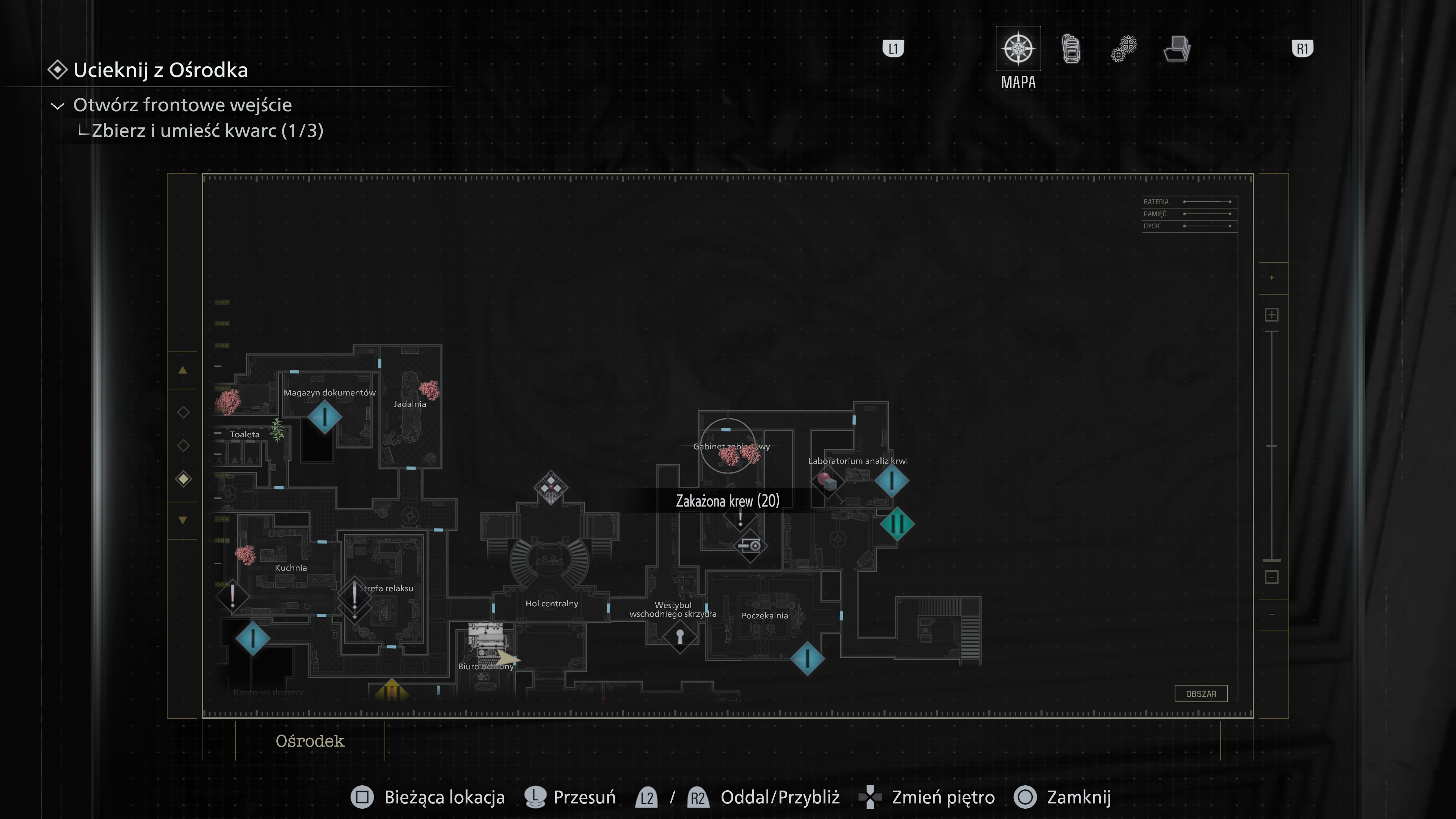 Resident Evil Requiem - Zbierak krwi, wytwarzanie przedmiotów, worki, wiadra, na co zbierać i wydawać krew?