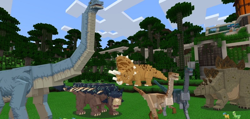 Minecraft x Jurassic World. Dinozaury zawitały do kanciastego świata