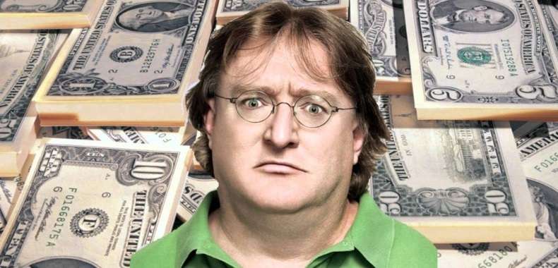 Gabe Newell wśród 100 najbogatszych Amerykanów. Valve rośnie w wyjątkowym tempie