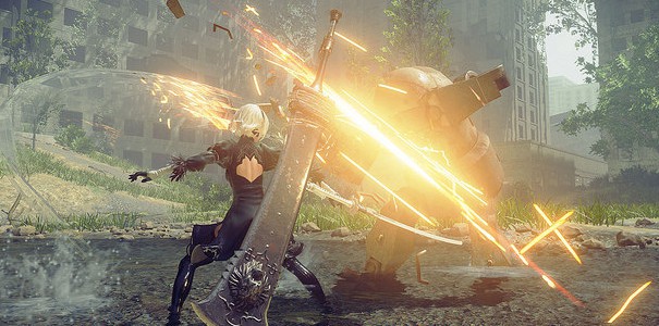 NieR Automata. Niemal pół godziny rozgrywki w otwartym świecie