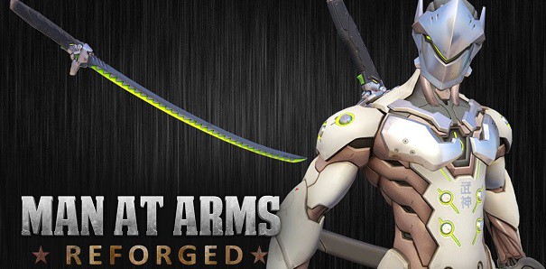 Miecz Genjiego z Overwatch odtworzony przez ekipę Man at Arms