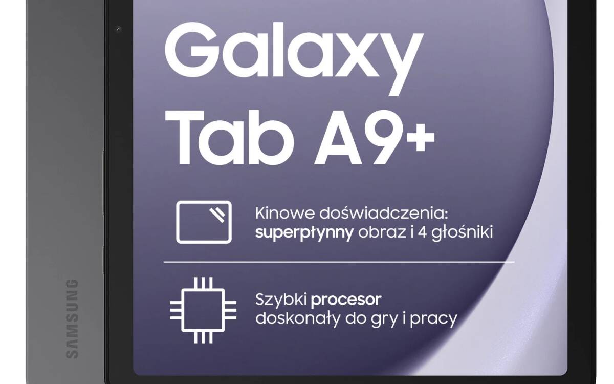 Promocja na tablet Samsung Galaxy Tab A9+ 8/128 GB 1200p 90 Hz + Snapdragon - za 899 zł (rabat 400 zł)