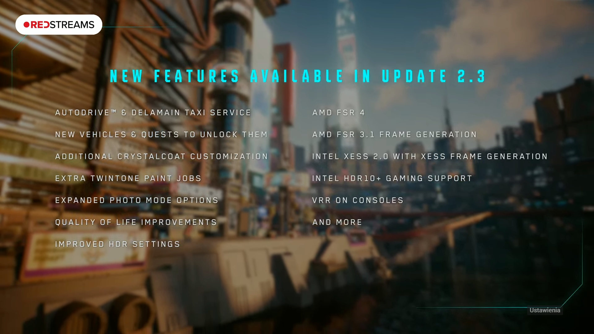 Cyberpunk 2077 Patch 2.3