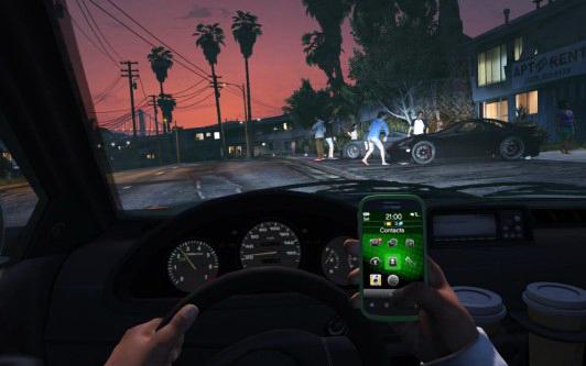 Realistyczne piękno Grand Theft Auto V - nocne życie wielkiego miasta