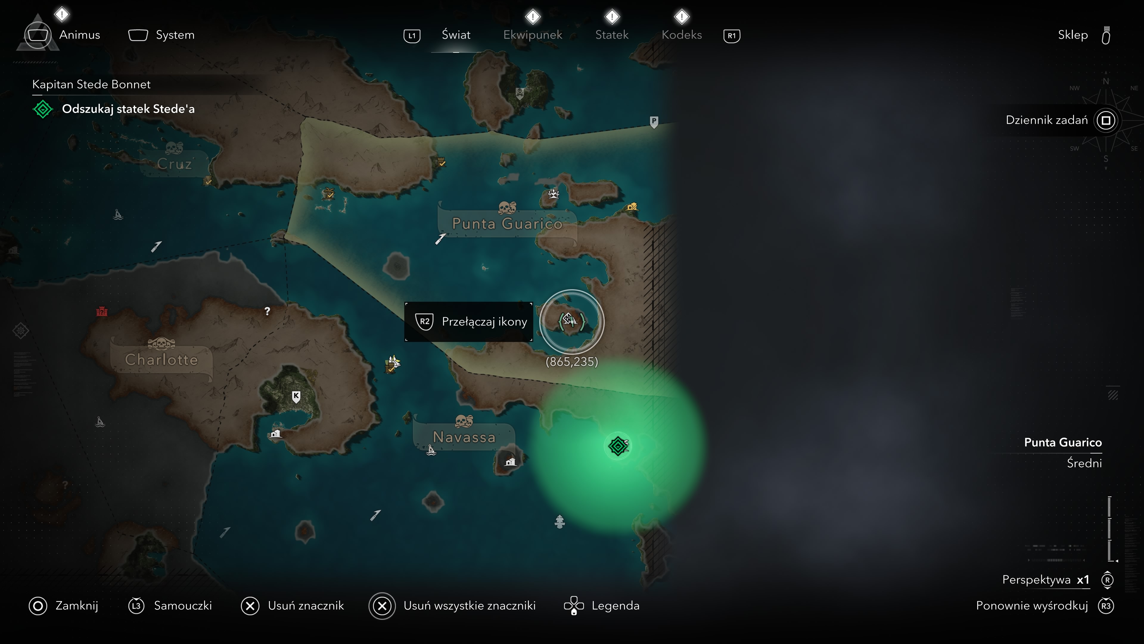 Assassin's Creed Black Flag Resynced - Mapa skarbu z Petite Caverne: lokalizacja, gdzie jest?