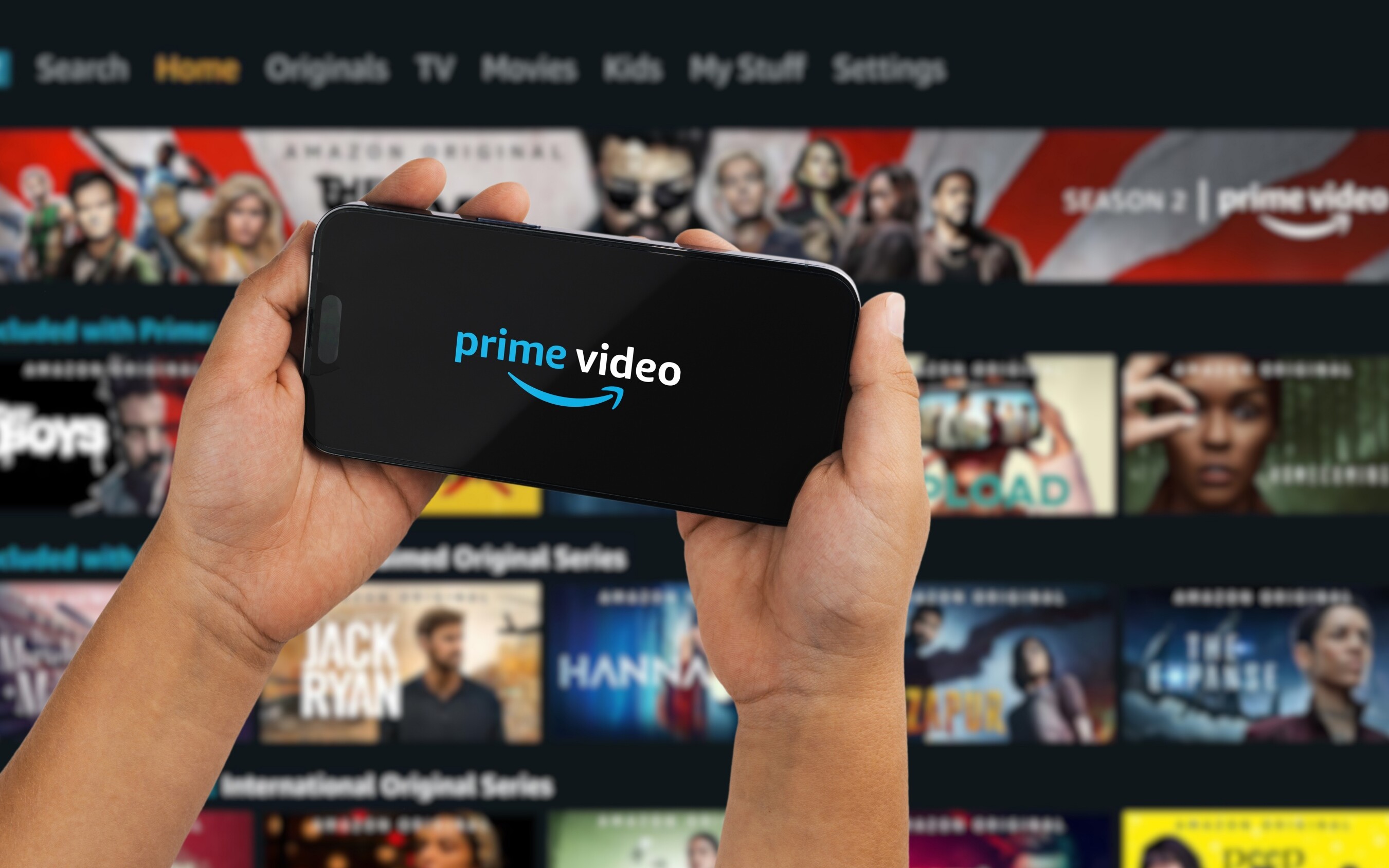 Amazon prime video na ekranie