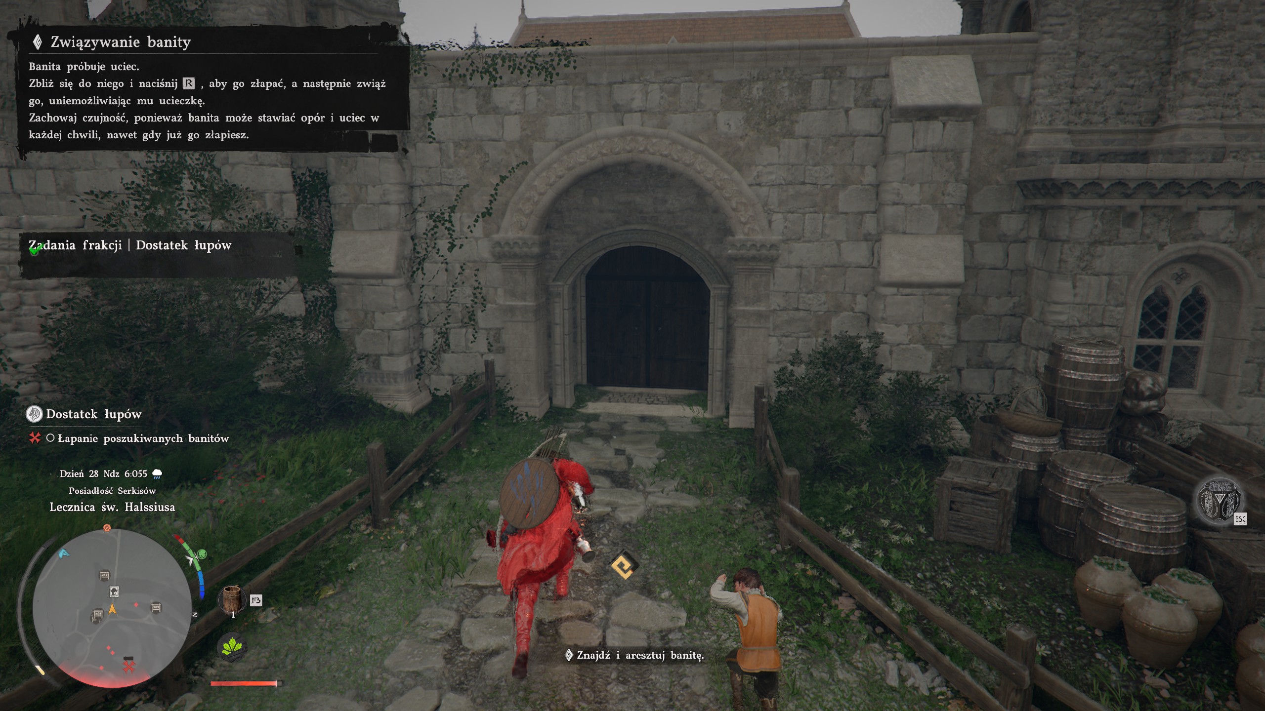 Crimson Desert - Twarz z listu gończego, dostatek z łupów: Ulzok, lecznica, bandyta