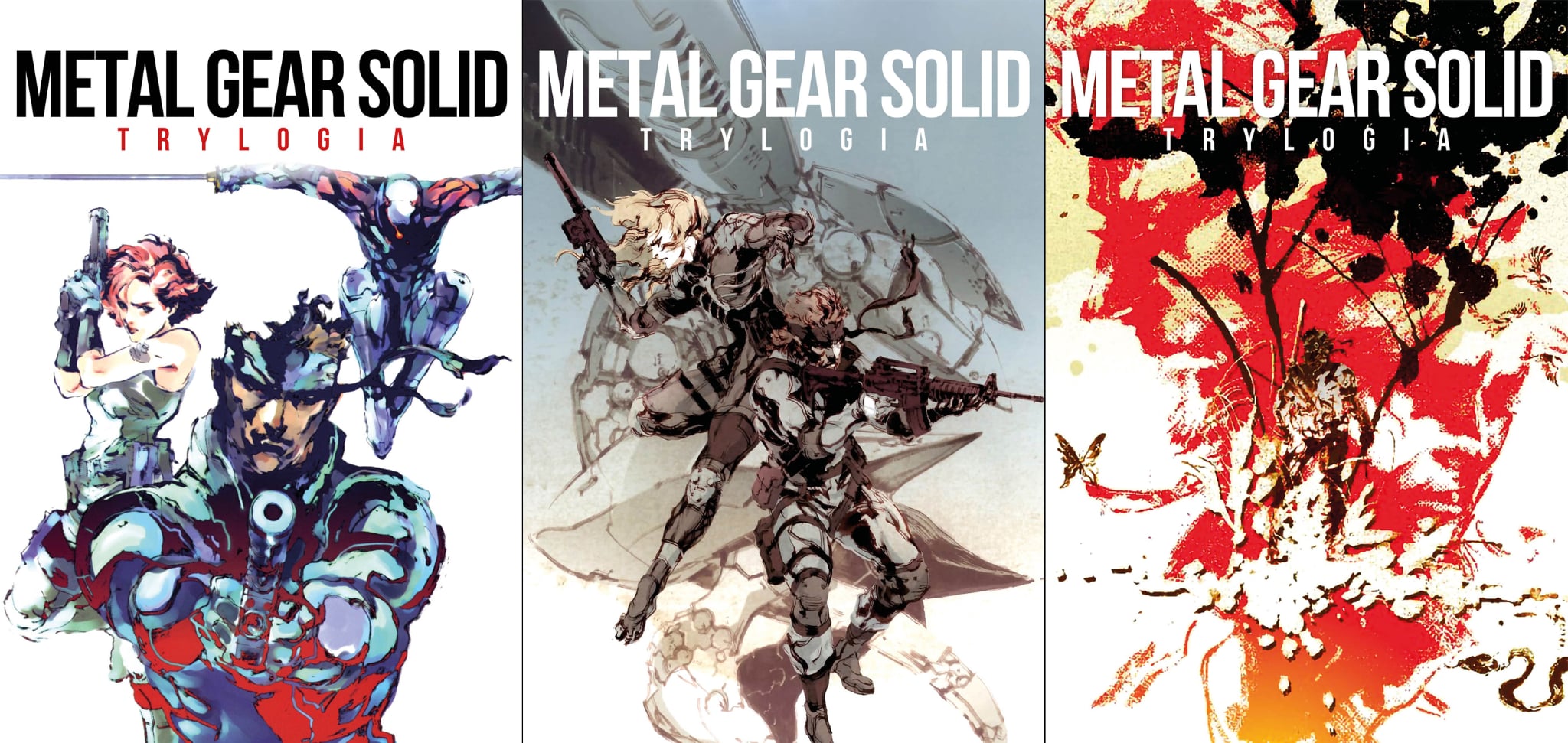 Metal Gear Solid: Trylogia - okładki