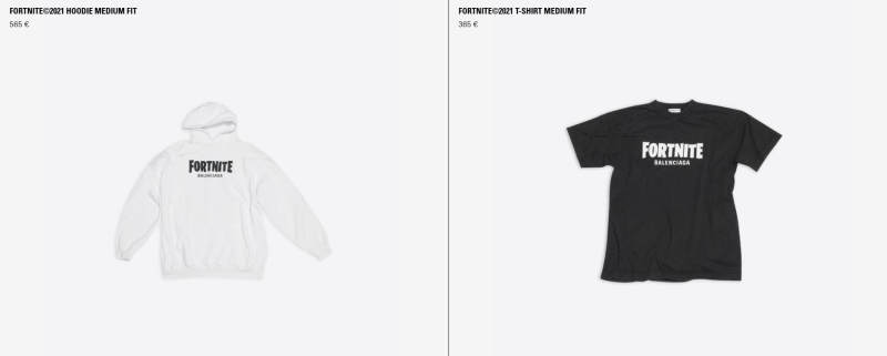 Balenciaga x Fortnite oficjalnie. Koszulka za 1675 zł, a kurtka za 4544 zł