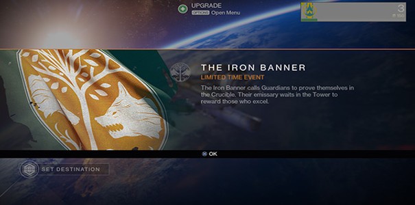 Iron Banner powrócił do Destiny... tylko na parę godzin