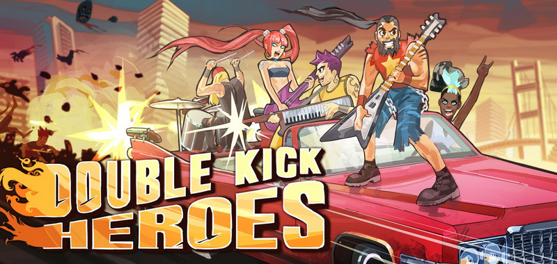 Double Kick Heroes gotowe do premiery. Rzeźnia zombie w heavy metalowych rytmach
