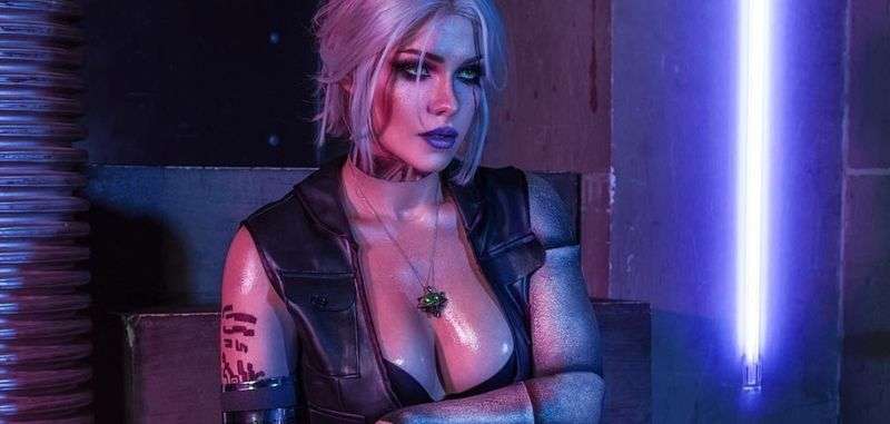 The Witcher x Cyberpunk 2077 - futurystyczna Ciri na świetnym cosplayu