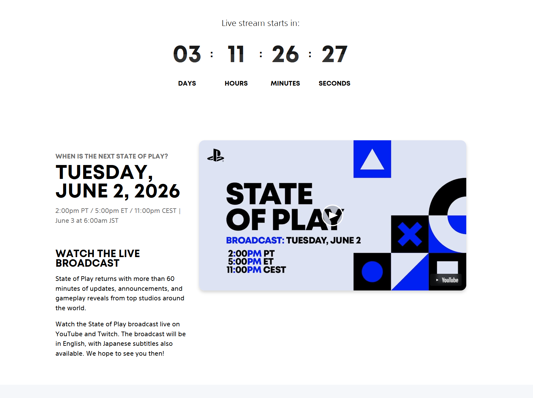 Czerwcowy State of Play odpalony! To musi być wydarzenie na miarę PlayStation Showcase