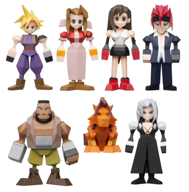 Final Fantasy VII z figurkami w klasycznym stylu. Zestaw dla oddanych fanów FFVII