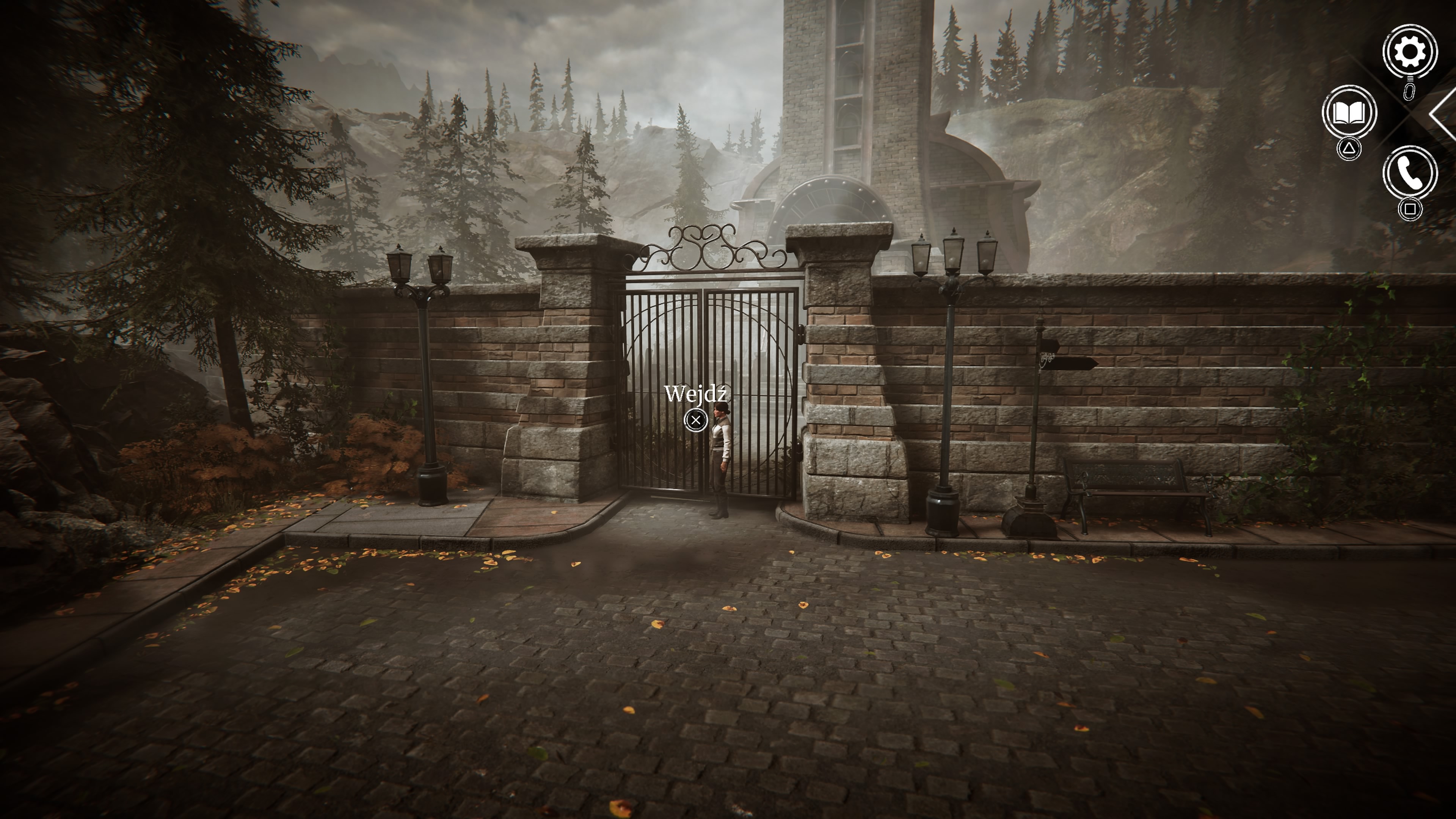 Syberia Remastered - Witamy w Valadilene recepcja, notariusz Alfolter, cmentarz, ksiądz, zębatki, wieża, karta