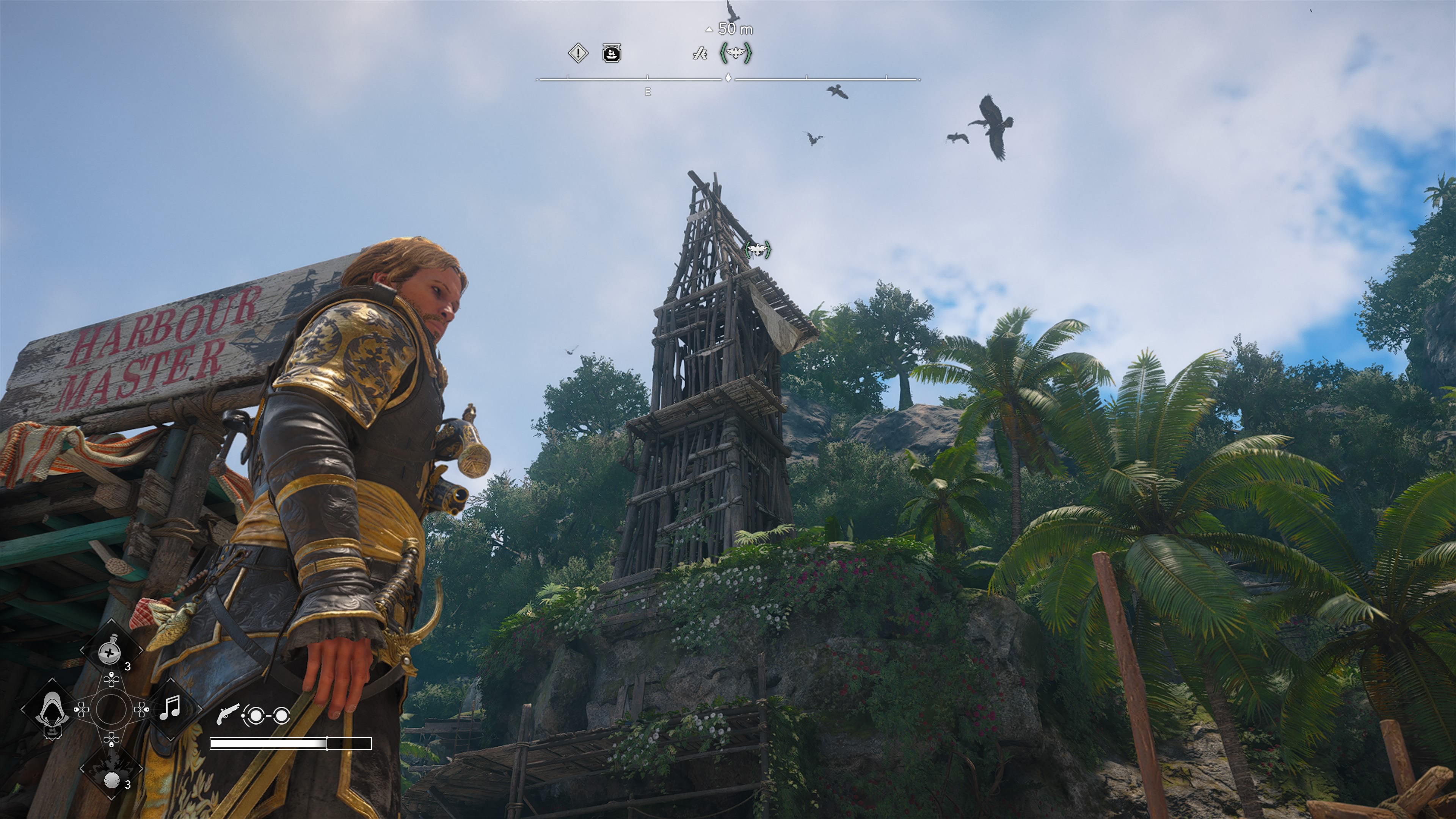Assassin's Creed Black Flag Resynced - Wieże synchronizacyjne, punkty widokowe na wybrzeżu Salt Key